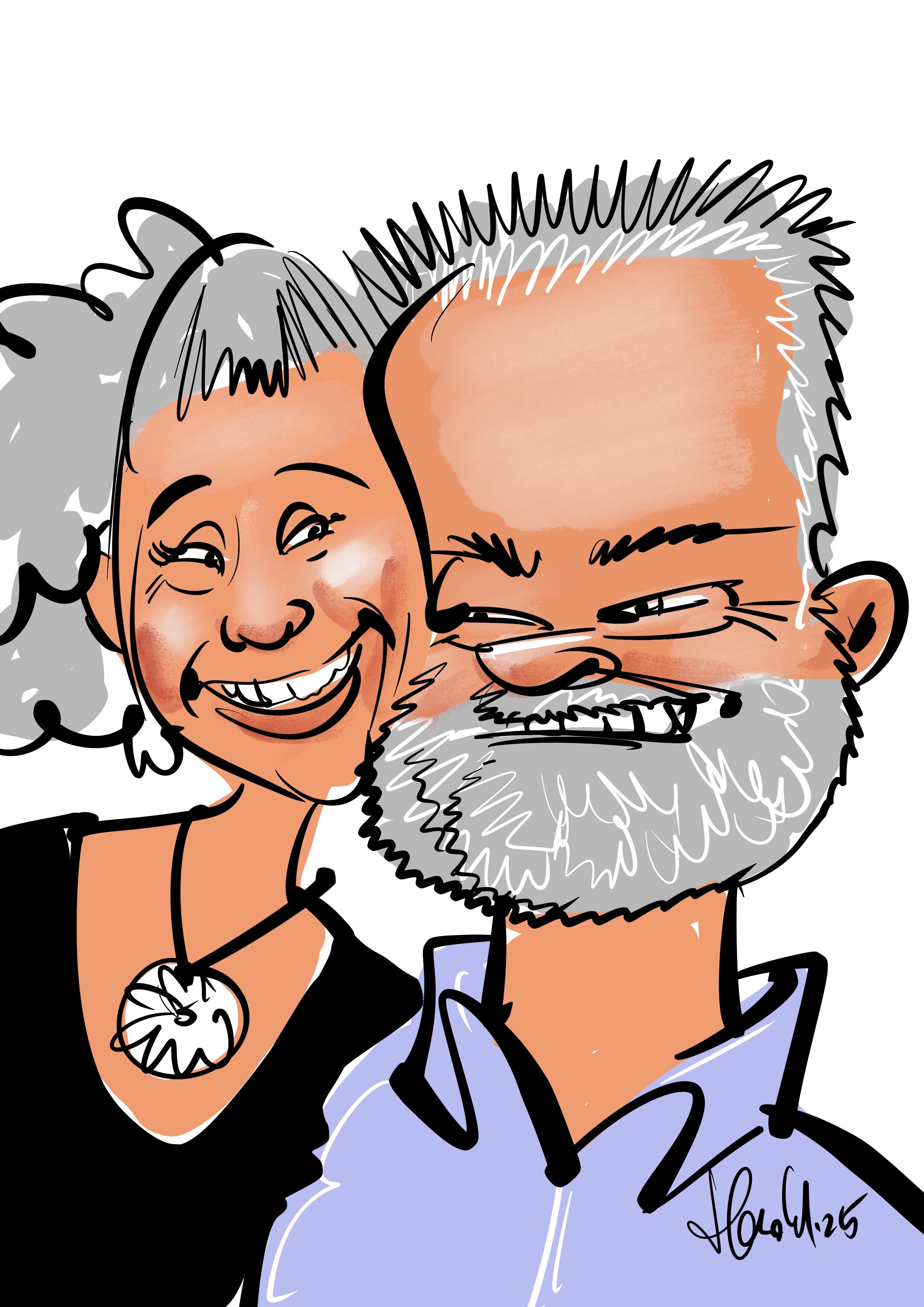 Capi getekend door Harold