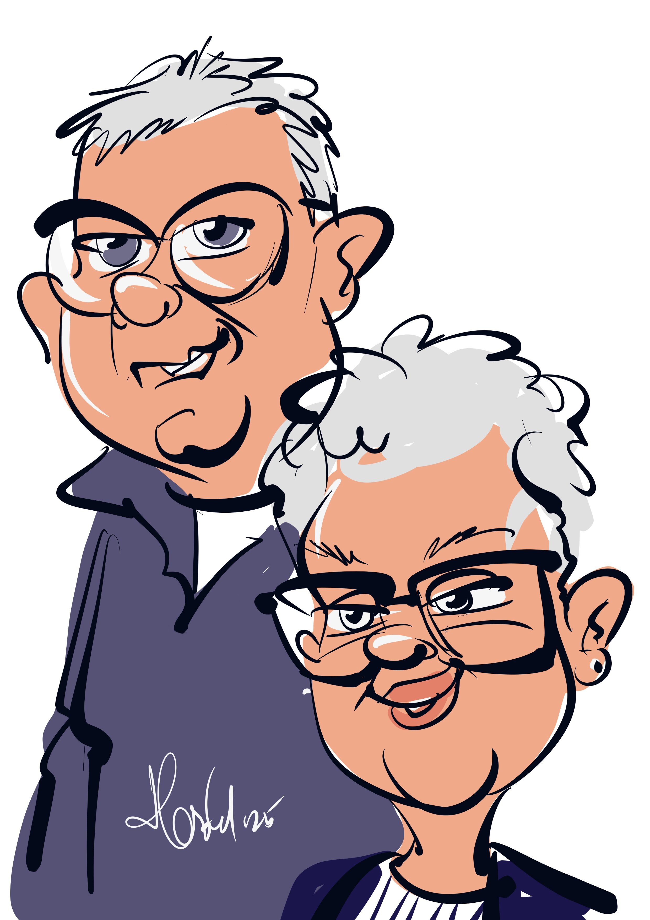Capi getekend door Harold