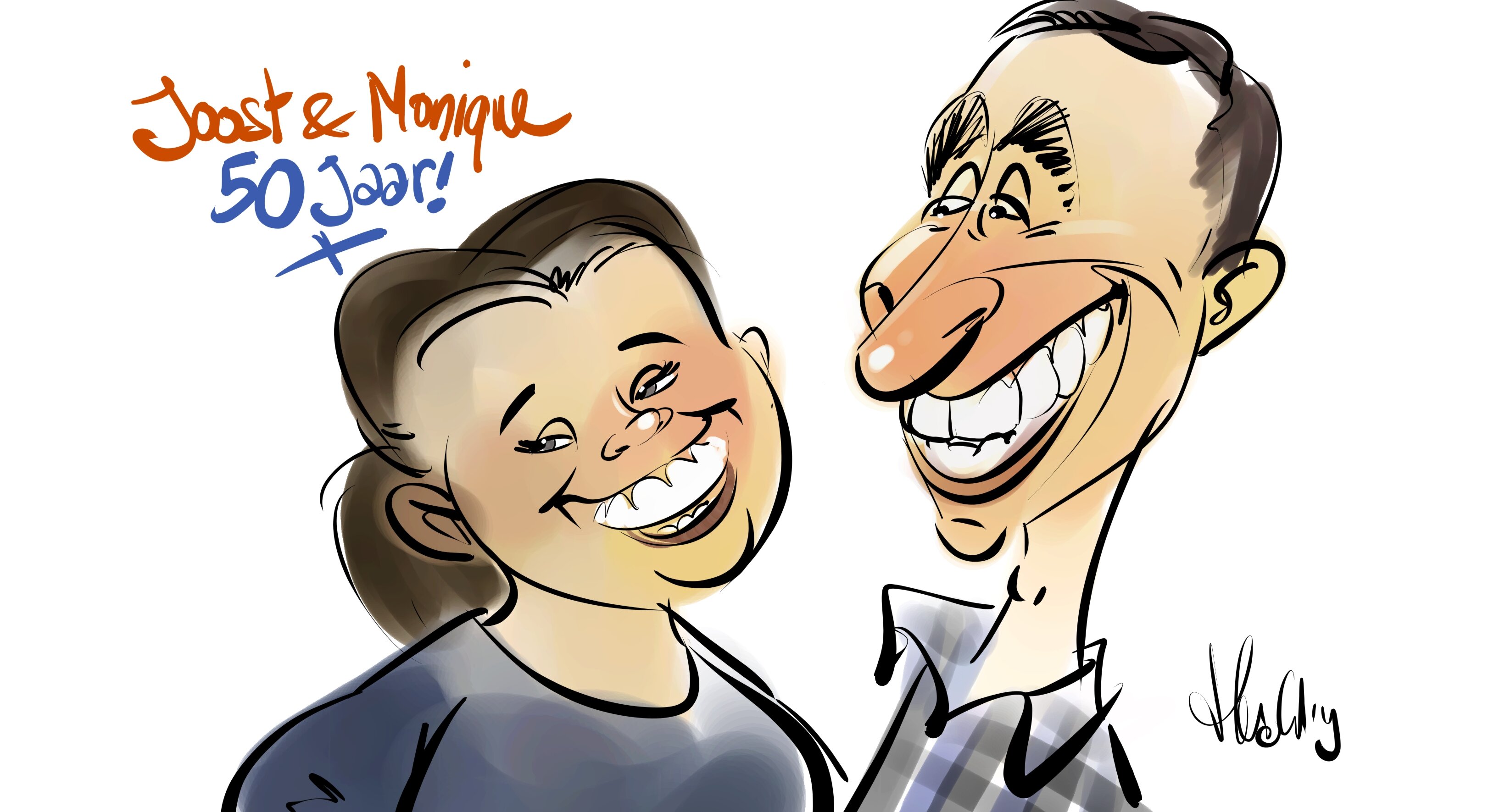 50ste verjaardag Joost & Monique